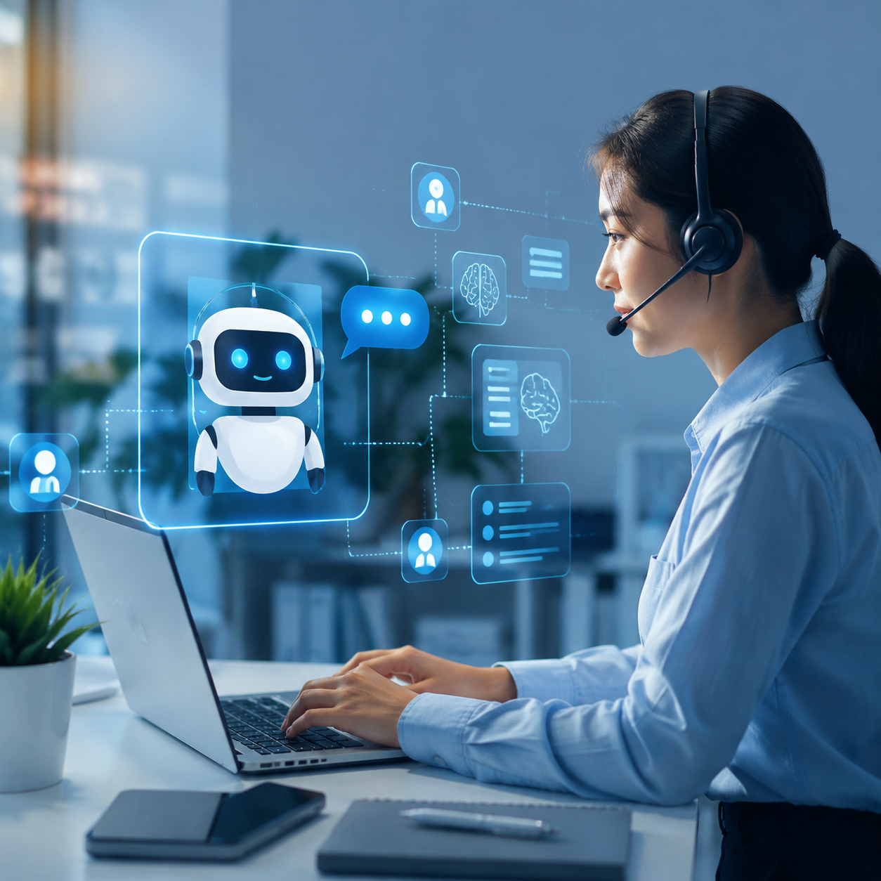 Ứng dụng AI cho chăm sóc khách hàng trên website